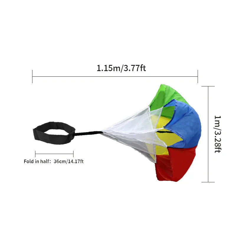 PowerResist – Paraquedas de Resistência para Treinamento de Futebol