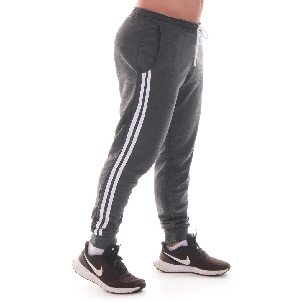 Calça Jogger  Moletom Treino Academia Corrida Skynner Slim Fit