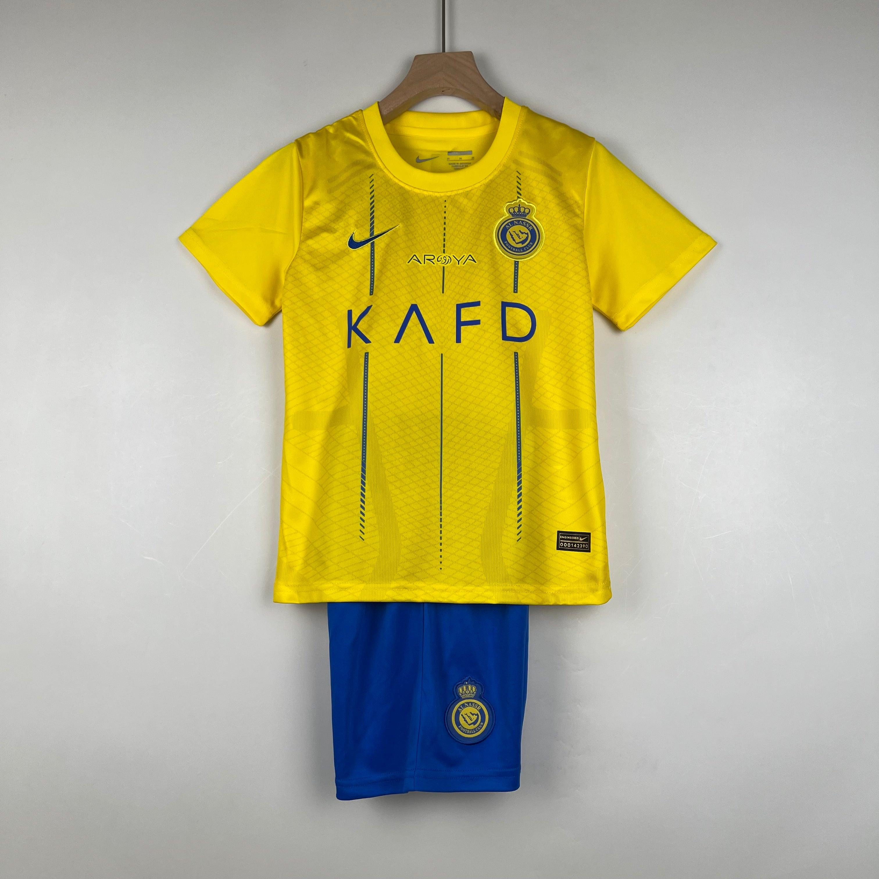 Kit Infantil Al-Nassr I 23/24 - Amarela