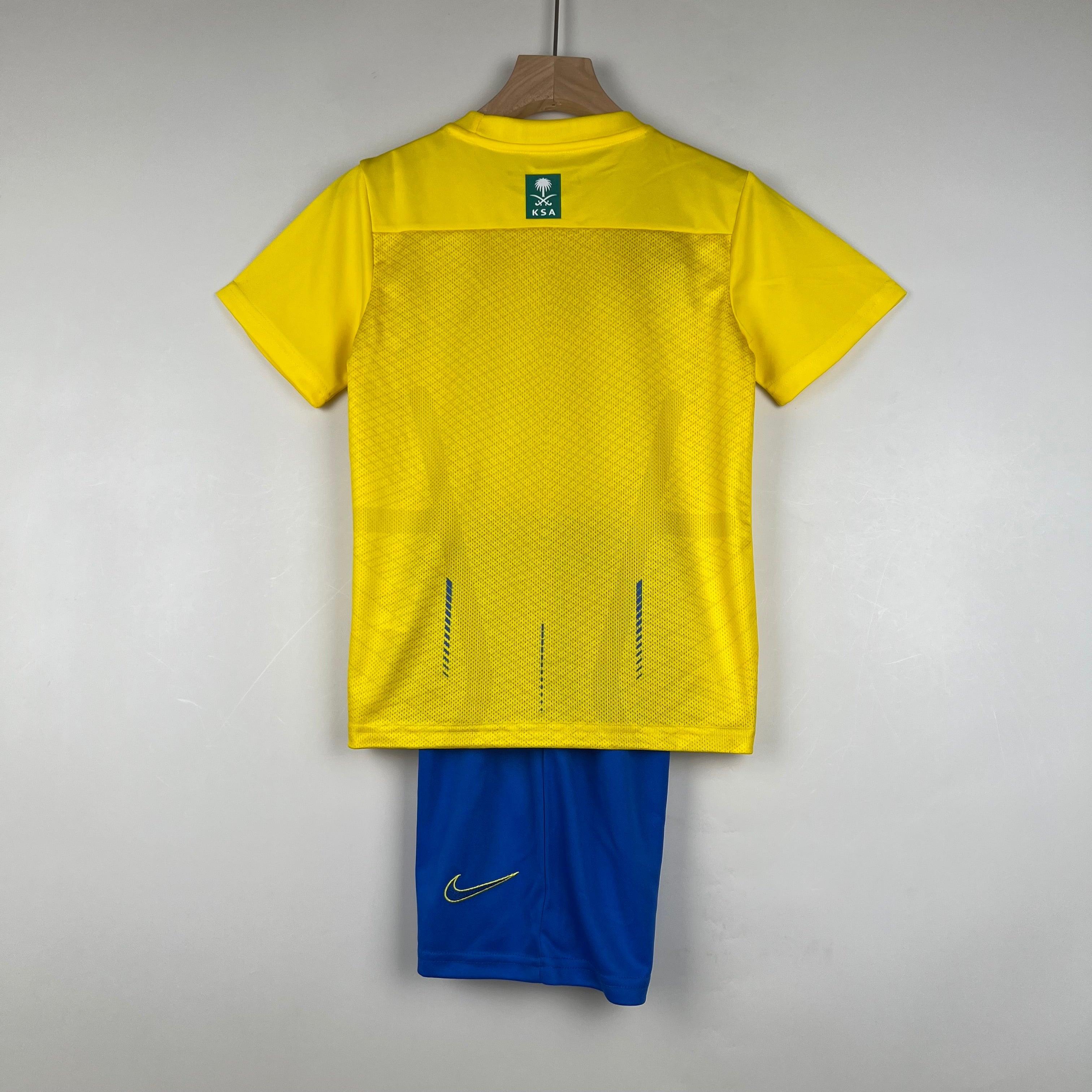 Kit Infantil Al-Nassr I 23/24 - Amarela